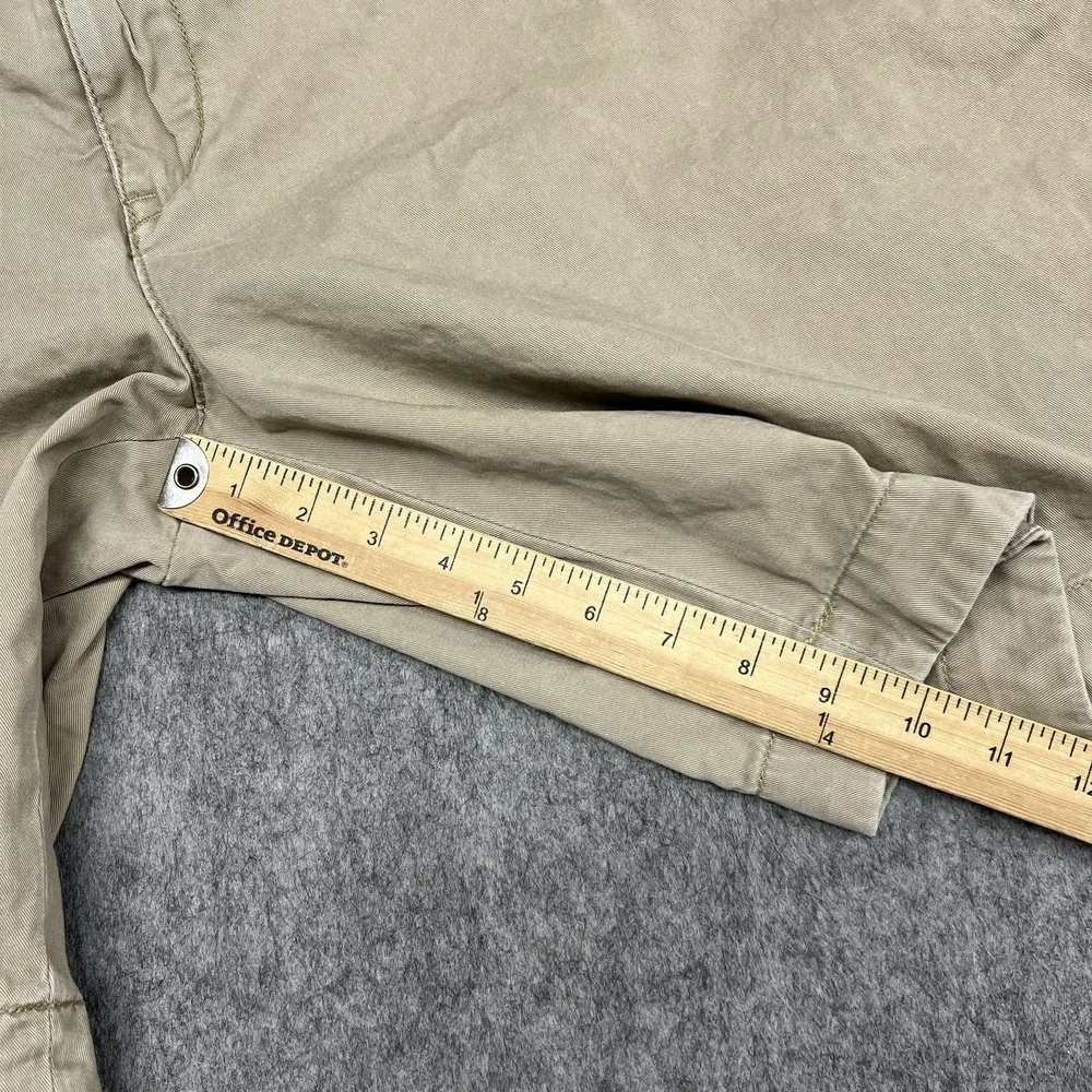 Polo Ralph Lauren Shorts Mens 48 Big Beige Classic Fit Chino Cotton Casual Prep‎